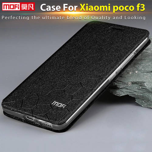 flip case for xiaomi poco f3 case poco f3 cover leather book back pu Mofi luxury soft silicon Xiaomi Poco F3 case business girls