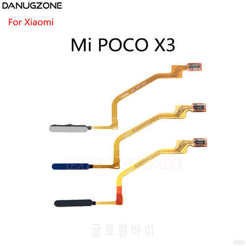 FingerPrint Sensor Button Touch ID Scanner Key Flex Cable For Xiaomi Mi POCO X3 Pocophone X3 PRO