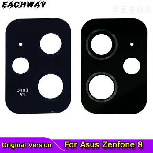 1pc New Rear Back Camera Lens Cover Glass For Asus Zenfone 8 ZS590KS Replacement PartsFor Asus Zenfone 8 ZS590KS Camera Lens