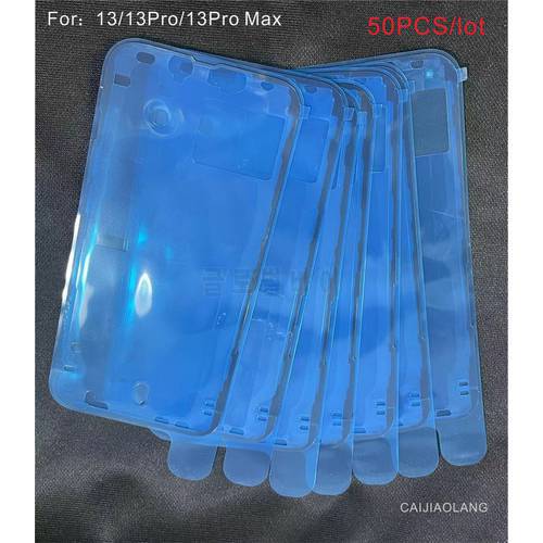 50PCS Waterproof Sticker for iPhone 13 13pro 13mini13 Pro Max Adhesive Pre-Cut LCD Screen Frame Tape Repair Parts