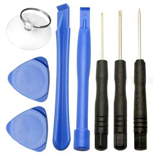 8 in 1 Cell Phones Opening Pry Repair Tool Suction Cup Screwdrivers Kits For iPhone 4 4S 5 5S 6 7 8 X 11 12 For Tablet iPad PSP