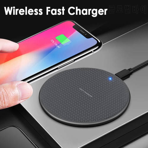 For iPhone13 12 11 Xs Pro Max X Xr 8 Plus SE2 For Samsung Galaxy S21 S20 Note 20 Ultra S10 Note 10 Plus Qi Wireless Charger Pad