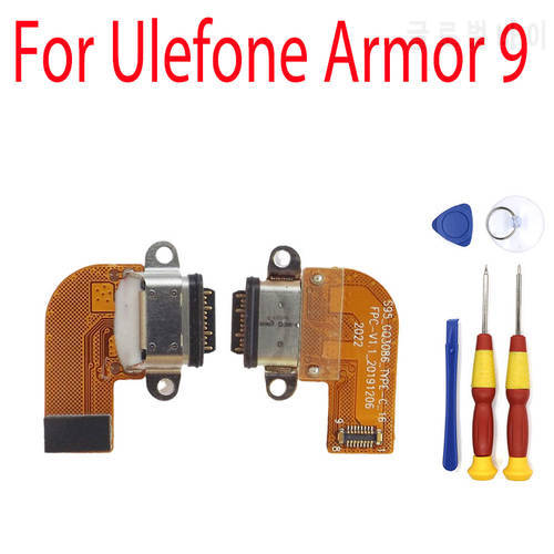 New Original For Ulefone Armor 9 USB Charging Port Connector Armor 9E Charge Dock Board Flex Cable TYPE-C Slot Repair Parts