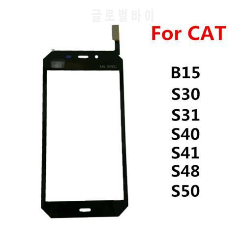 Touch Screen For Caterpillar CAT S50 S48 S41 S40 S31 S30 B15 Digitizer Sensor Front Panel LCD Display Out Glass Repair Parts