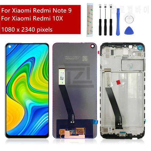 For Xiaomi Redmi Note 9 LCD Touch Screen Digitizer Assembly For Redmi Note9 lcd display For Redmi 10X 4G LCD Replacement 6.53&39&39