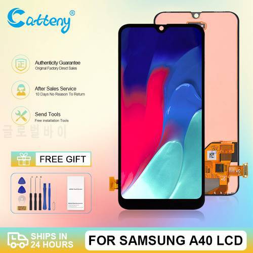 Wholesale A40 Display For Samsung Galaxy A405 LCD With Touch Screen Panel Glass Digitizer A405F Assembly Free Shipping