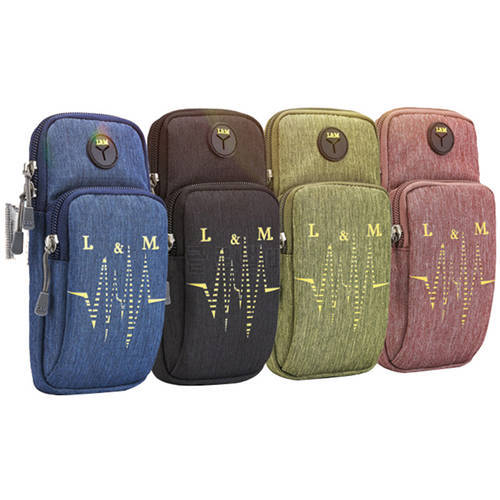 For Samsung Galaxy A01 A02s A10E A10S A11 A12 A20 A20S A21s A30 A31 A32 A41 A42 Running Sports Phone Case Armband Zipper Bag