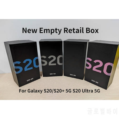Empty Retail Box For Samsung Galaxy S20/S20+ 5G S20 Ultra 5G OEM or Accessories US/EU/UK Fast Wall Adapter Type-C Cable Headset