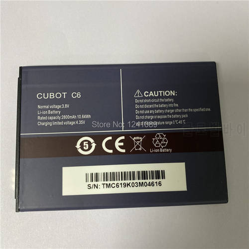 YCOOLY2021 Production Date for CUBOT J7 battery 2800mAh High capacity Long standby time for CUBOT C6 battery