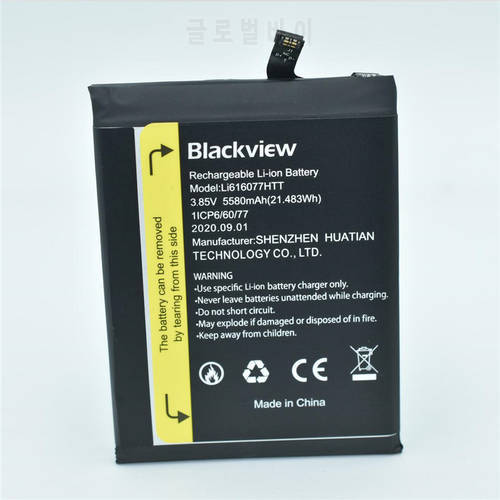 In Stock 2022 production date for Blackview BV4900 battery 5580mAh High capacity for Blackview Li616077HTT battery