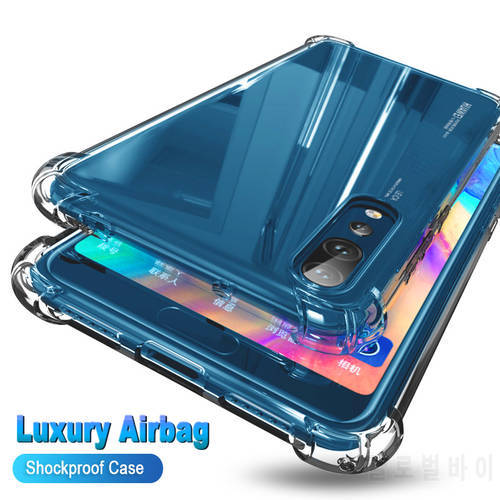 Luxury Transparent Shockproof Silicone Case For Huawei Y8S Y9A Y8P Y9S Y7P Y6P Y9 Y7 Y6 Y5 Pro Prime 2018 2019 2020 Back Cover