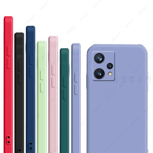 For Realme 10 4G Case Cover for Realme 10 4G Phone Shell Bumper Soft Liquid Silicone Back Case for Realme 9 Pro Plus