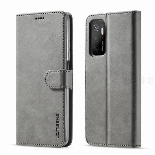 For Xiaomi Mi Poco M3 Pro Case Leather Wallet Magnetic Flip Book Cover For Xiaomi Pocophone M4 M3 Pro F3 Phone Cases