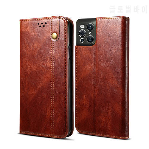 Find X3 Pro X 3 Lite FindX3 Flip Case Luxury Leather Texture Magnetic Book Shell for OPPO Find X5 Lite Cases Wallet Cover Bags