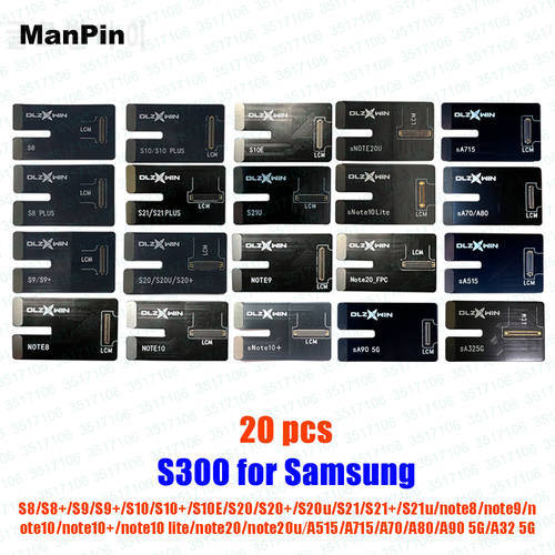 S300 Touch Screen Display Test Box Flex Cable For Samsung S21U Plus S20 S10 Note20 Note10 A Series Tester Phone Repair Tools Fix