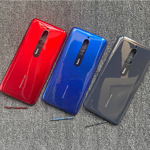 Battery Cover For Xiaomi Redmi 8 Back Housing Glass Rear Door Case Panel 6.22 Inches 2019 High Quality Replacement M1908C3I