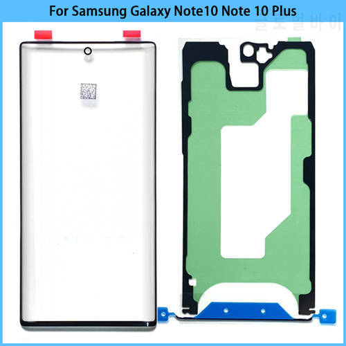 For Samsung Galaxy Note 10 N970F Note 10 Plus N975F Touch Screen LCD Front Outer Glass Lens Touchscreen Cover Glass Panel Replac