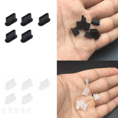 10pcs Anti Dust Plugs USB C Charging holes Silicone Type C Port Protection Dust Plug For Samsung for Huawei