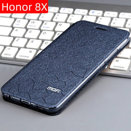 flip case for huawei honor 8x case Honor 8x cover leather silicon back book mofi glitter luxury huawei honor 8x case business PU