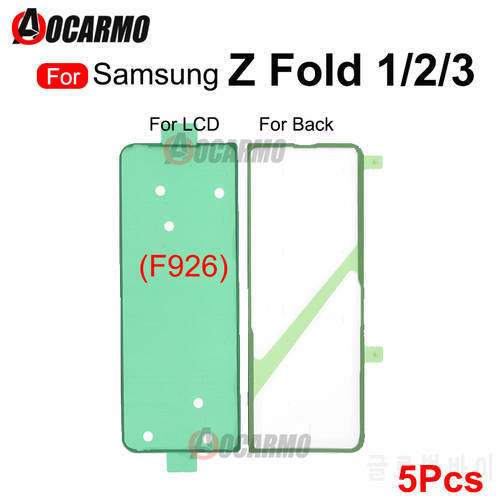 5Pcs LCD Front Adhesive Back Cover Waterproof Sticker Glue For Samsung Galaxy Fold F9000 / Z Fold2 F9160 / Z Fold3 W20 W21 W22