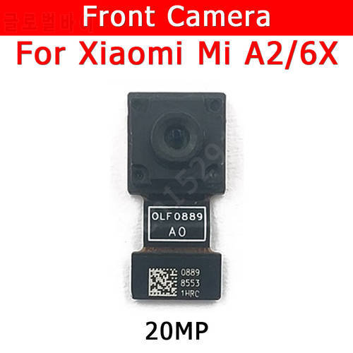 Original Front Camera For Xiaomi Mi A2 6X MiA2 Mi6X Front Small Facing Selfie Camera Module Flex Cable Replacement Spare Parts