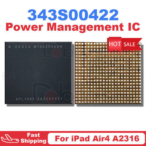 1Pcs/Lot 343S00422 For iPad Air4 A2316 Power IC BGA PMIC PM IC Power Management Supply Chip Integrated Circuits Chipset