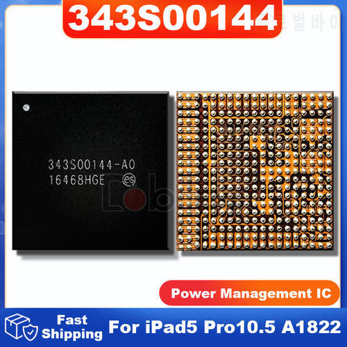 2Pcs 343S00144 For iPad5 Pro10.5 A1822 Power IC BGA 343S00144-A0 PM IC Power Management Supply Chip Integrated Circuits Chipset