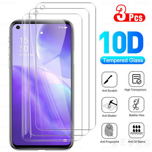 3Pcs Full Cover Protective Glass For Oppo Find X3 Lite Phone Tempered Glas Screen Protector Film For O PPO FindX3 X3Lite 6.43