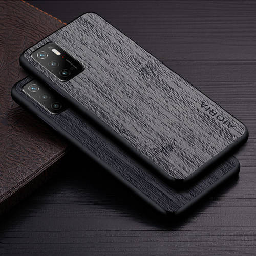 Case for Xiaomi Poco M3 Pro M3 funda 5G bamboo wood pattern Leather phone cover Luxury coque for xiaomi poco m3 pro case capa