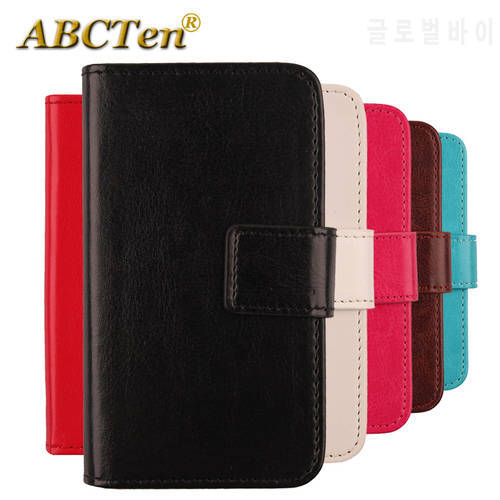 For Logicom Le Spark Case 6.08 inch Solid Color Leather Flip Wallet Protective Case For Logicom Le Spark Phone Case
