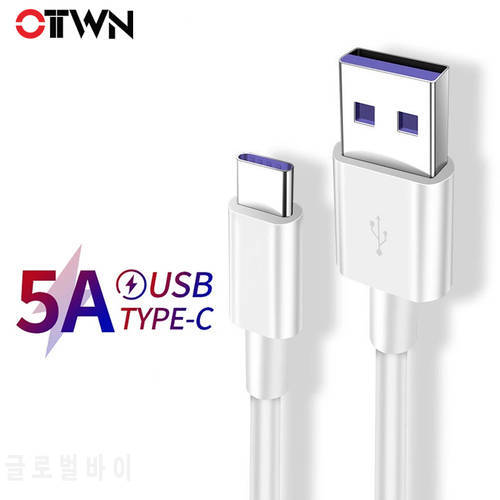 OTTWN 5A USB Type C Cable Mobile Phone Fast Charging USB A to Type C Data Wire For Samsung S22 S21 Xiaomi 12 Pro Mi 11 Note 10