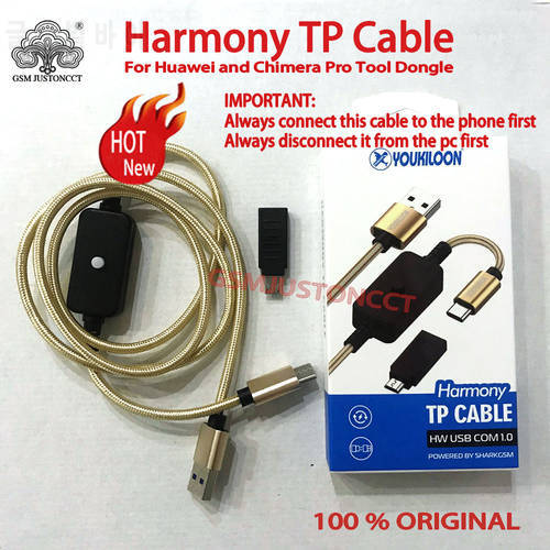 2022 Original New Cable For Harmony Tp Cable + HW USB COM 1.0 Adapter For Huawei for chimera dongle,chimera pro dongle