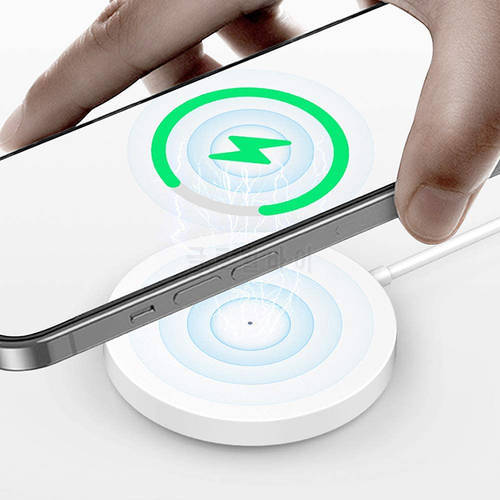 QI 15W Fast Charge Magnetic Wireless Charger Pad For Iphone 12/12 Pro/13/13 Pro Magnet Adsorpation Induction Charger Base