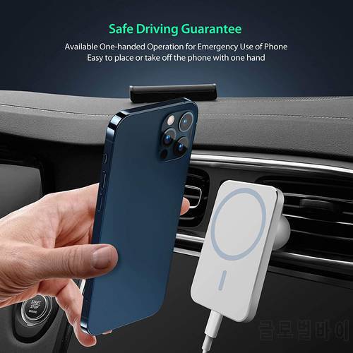 Original 15W QI Magnetic Wireless Car Charger for iPhone 12 mini pro Max Magnetic Wireless Chargers Car Phone Holder for Phone