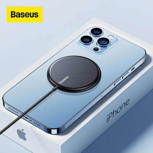 Baseus 15W Magnetic Wireless Charger For iPhone 14 13 12 Phone Charger Magnet Induction Charger For Airpod 3 Wireless Charging