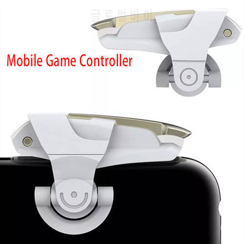 ABS Handle Game Controller Portable Metal Button Aim Shooter Joystick Durable Sensitive Gamepad For IPhone Android Mobile Phone