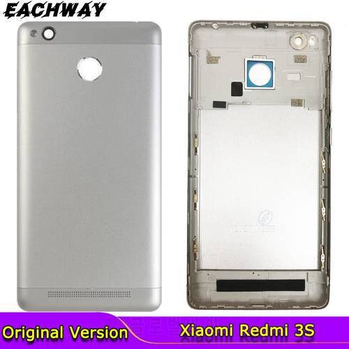 New For Xiaomi Redmi 3S Battery Cover For Redmi 3s Rear Door Back Housing Case Replace For Xiaomi Redmi 3s Redmi3s Battery Cover
