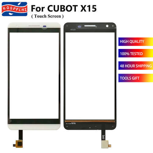 White / Gold Color For Cubot X15 Touch Screen New Glass Panel Touch Lens 100% Guaranteed Work For Cubot X 15 Cell Phone Part