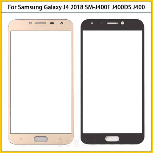 NEW For Samsung Galaxy J4 2018 J400 SM-J400F J400DS J400G Touch Screen LCD Outer Front Glass Panel Lens Touchscreen Glass Cover