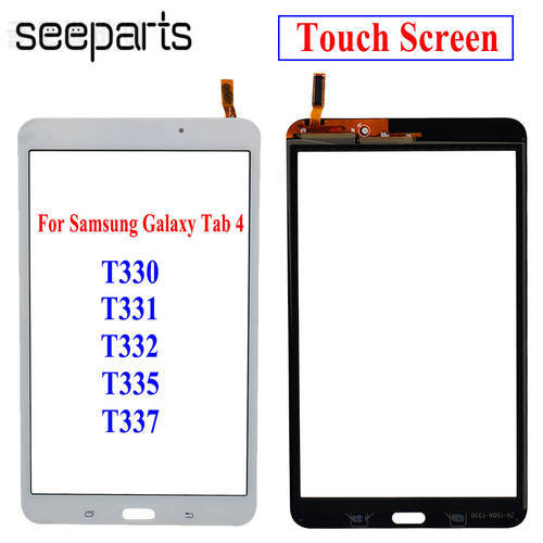 For Samsung Galaxy Tab 4 8.0 T330 T331 T332 T335 T337 Touch Screen Digitizer LCD Panel Front Glass Sensor Parts