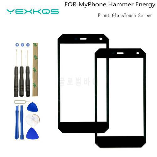 Original 5.0 inch LCD Display Touch Panel Front Glass For MyPhone Hammer Energy Touch Screen Digitizer Front Glass Repair Replac