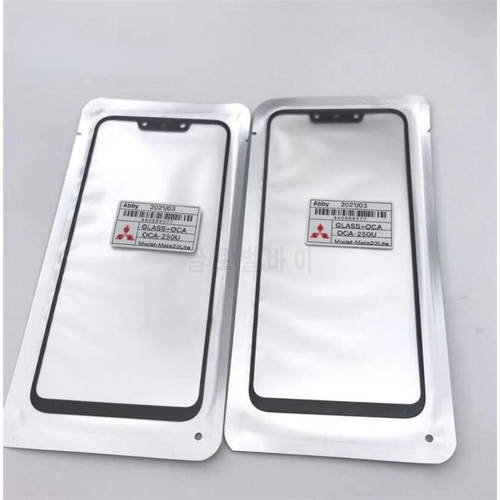 Outer Screen For Huawei Mate 9 10 Pro 20 Lite 30 Touch Panel LCD Display Front Glass Cover Lens Repair Replace Parts + OCA