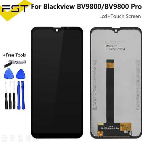 6.3&39&39For Blackview BV9800 LCD Display and Touch Screen Digitizer Assembly BV9800 Pro Screen Replacement Parts lcd