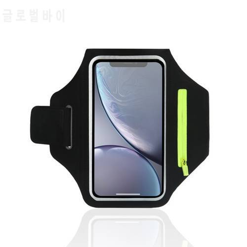 Walking Exercise Running Arm with Gym Waist Bag Outdoor Runner Mobile Phone Support Arm Belt Cover