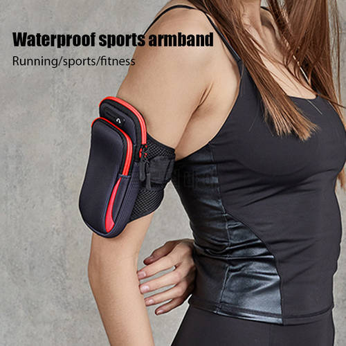 Universal Cell Phone Jogging Bag Sweatproof Sports Armband Phone Case On Hand For Outdoor Running For iPhone Xiaomi Huawei Redmi