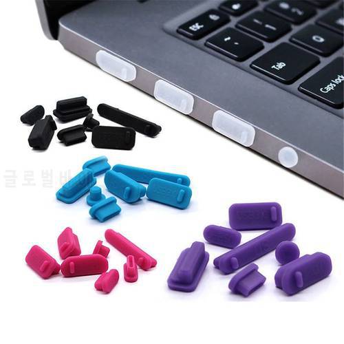 16 Pcs Silicone USB Port Cover Anti Dust Protector for Desktop Protector 95AF