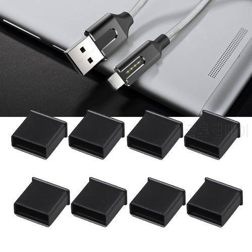 20Pcs Plastic USB Male Anti-dust Plug Stopper Cap Cover Protector For Charging Data Cord Extender Cable Plug USB Wrapper Cap