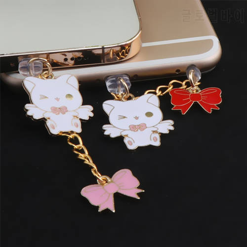 Anime Dust Plug Charm Kawaii Charge Port For iPhone Anti Dust Cap Cute Type C Dust Protection Earphone Jack Stopper Phone Plugs