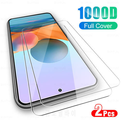 2pcs Safety Screen Protector Tempered Glass For Xiaomi Redmi Note 10 Pro Redmy 11T 5G 11S 11 Pro 10S 9T 9 Pro Max 8T 8 Pro 7 Pro