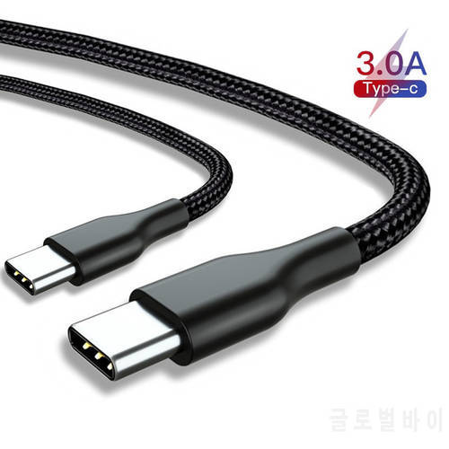 For Samsung Galaxy S21 S20 ultra Note 20 USB C TO C Cable Galaxi A52 5G A72 M12 A32 F62 S10 S9 Samsung Z Fold 3 2 5G Note 10 20